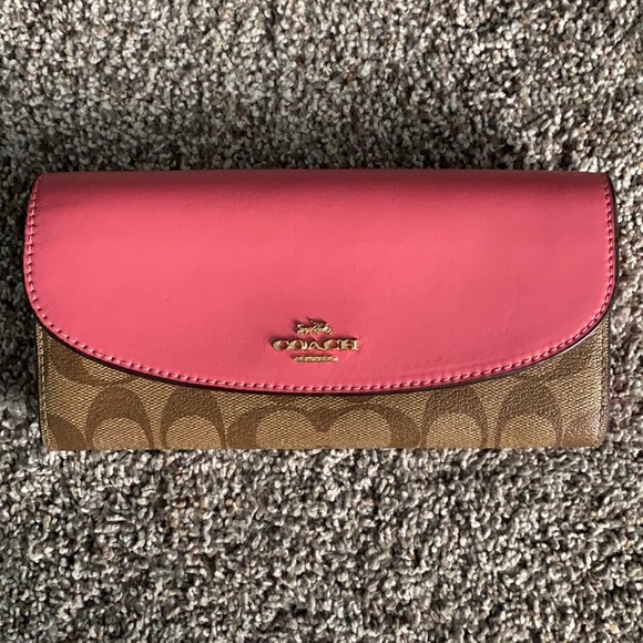 Coach Handbags - Coach Wallet Pink